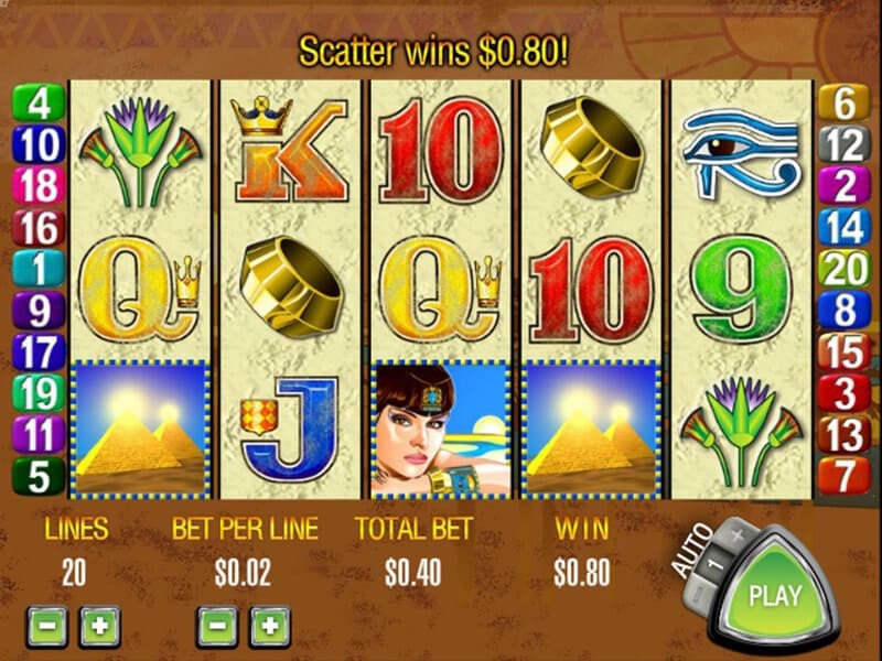 Full Review of Queen of the Nile Slot Machine